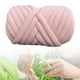 thumbnail image 1 of Hilo grueso, hilo grueso voluminoso, hilo de tubo de ganchillo lavable 500G, hilo tubular Jumbo para manta, manta, cama para mascotas, tejido, Rosa Macarena hilo grueso, 1 of 8