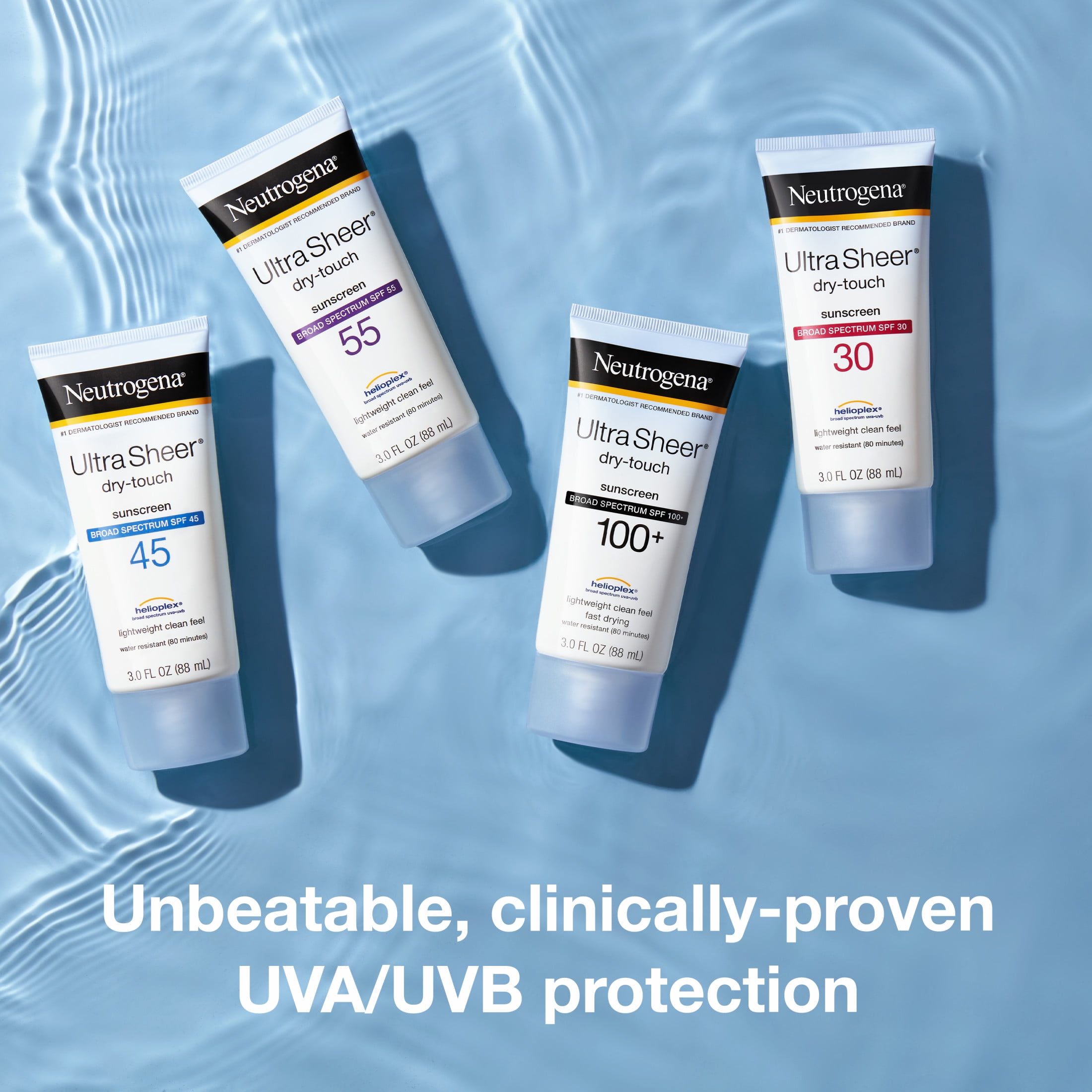 Neutrogena Ultra Sheer Dry-Touch SPF 100 Sunscreen Lotion, 3 fl. oz