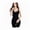 Black, variant on Women's Shapewear Bodysuit Tummy Control Body Shaper Seamless Sculpting Snatched Waist Body Suit Skin XL