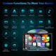 thumbnail image 5 of Double Din Car Stereo Radio with CD/DVD Player, 7“ HD Touch Screen Car Stereo with CarPlay & Android Auto, Bluetooth 5.2, Mirror link, Backup Camera, Subwoofer,SWC, AM/FM Car Radio Receiver, AUX Input, 5 of 7