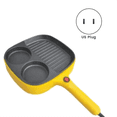 thumbnail image 2 of 3 in 1 Electric Omelette Pan Barbecue Pan Electric Cooker Multifunction Non-Stick Hotpot Food Steamer US Plug C, 2 of 7