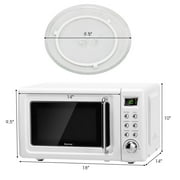 Costway 0.7Cu.ft Retro Countertop Microwave Oven