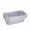 Silver-234, variant on Disposable Aluminum Foil Pan, Heavy Duty Rectangular Baking Tray with Corrugated Reinforced Edges, 22x11.5x6cm Size for Oven & Wave Safe Cooking, Perfect for Meal Prep, Bbq Grilling, and