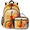 Multicolour 3, variant on Herdesigns Violin Music Themed Large Backpack Set with Lunch Box Lightweight Water Resistant Travel Laptop Backpacks Casual Daypacks for Women Men