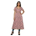 thumbnail image 1 of Moomaya Robe Longue Indienne Imprimée Kurti Robe Tunique en Coton pour Femmes, 1 of 6