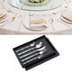 thumbnail image 5 of Vajilla Ormromra Juego de cubiertos Cuchillos de cena de acero inoxidable Tenedores Cucharas Utensilios para comer de alta dureza, 5 of 8