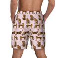 thumbnail image 2 of Lsque Mens Swim Trunks Leopard Print Pattern - Bathing Suit Compression Liner - Beach Swim Shorts Swimwear - (S-3XL) - Stretch Quick Dry -3X-Large, 2 of 9
