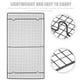 thumbnail image 4 of Rejilla para hornear de acero inoxidable antiadherente resistente para galletas * 26 (negro), 4 of 5