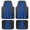 Black with Blue accents, variant on Auto Drive 4-Piece Black & Red All-Weather Rubber Floor Mat Set – Heavy Duty Universal Trim-to-Fit Car, Suv & Truck Mats