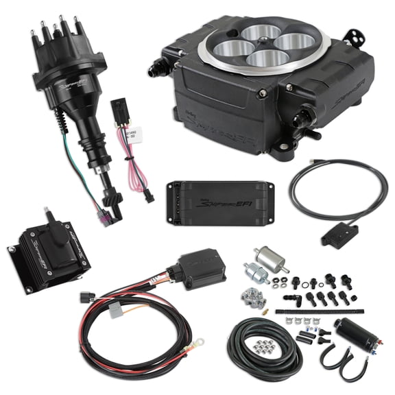 Holley Sniper EFI 550-511-BPK-SBF Sniper 2 EFI Bundle with HyperSpark Ignition System