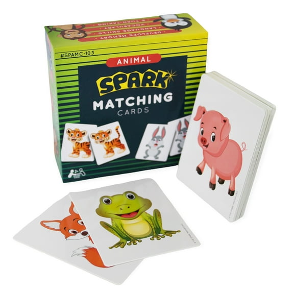 Animal Matching Cards Memory Game, Matching Game, Toddler Games, Kids Game, Toys for Boys