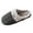 Black, variant on NOKIO Men'S Classic Indoor Slippers Men's Spring Autumn And Winter Indoor Home Fashion Striped Contrasting Color Plush Warm Large Size Cotton Slippers Plush Mistletoe Decorated Men'S Slippers