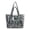 Black, variant on Wrangler Clear Tote Bag for Women with Leopard Print Insert & Pouches, Brown