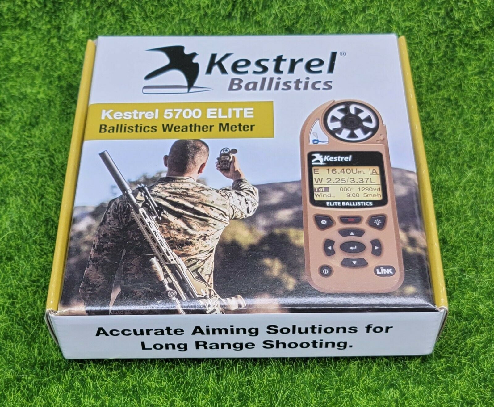 Kestrel 5700 Elite Handheld Weather Meter Applied Ballistics, Black
