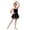 X1 Black, variant on Ticikt Girls Dance Ballet Leotard with Skirt,Lace Sleeves Ballerina Gymnastics Outfit,Color:Green,Size:8-9 Years