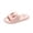 Pink, variant on Women’s EVA Thick Sole Shower Slides, Non‑Slip Quick‑Dry House Slippers, Drainage Hole Open‑Toe Indoor Slippers for Bathroom Household Wear Pink
