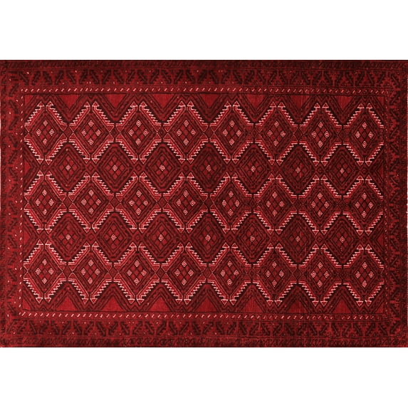 Ahgly Company Indoor Rectangle Persian Red Traditional Area Rugs, 2' x 3'