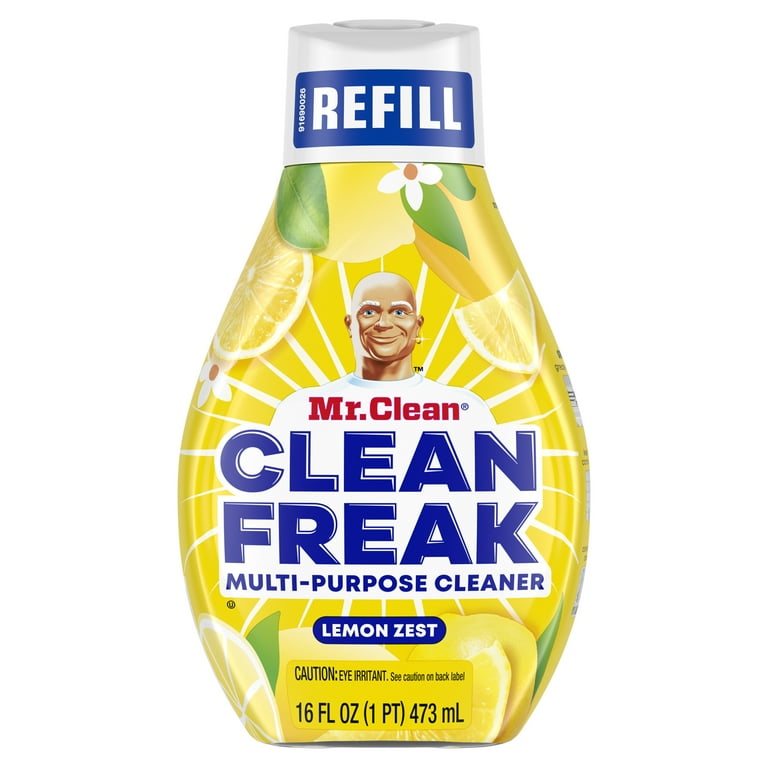 Clean Freak Deep Cleaning Mist Multi-Surface Spray Refill, Lemon Zest, 16 oz Refill Bottle Clean Freak Deep Cleaning Mist Multi-Surface Spray Refill, Lemon Zest, 16 oz Refill Bottle