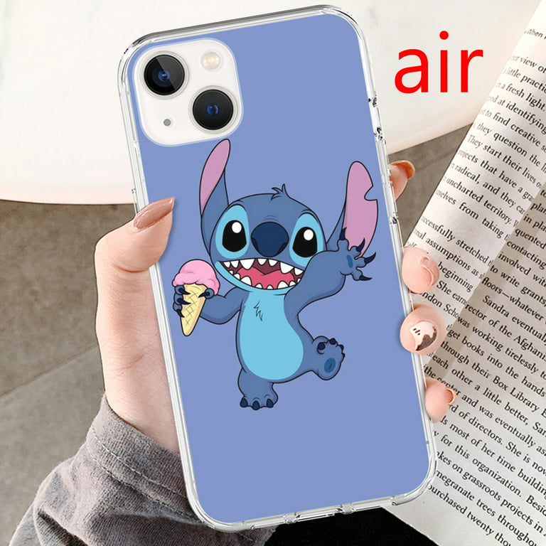 Yu Store Lovely Cartoon Stitch Cover Compatible with Apple Watch Series  4/5, Soft Silicone Protector Bumper Frame Protective Double Color Case for