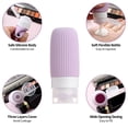 thumbnail image 6 of Micebay Silicone Travel Bottles, Leak Proof Toiletry Containers for Shampoo, Conditioner & Lotion, Mint, 6 of 9