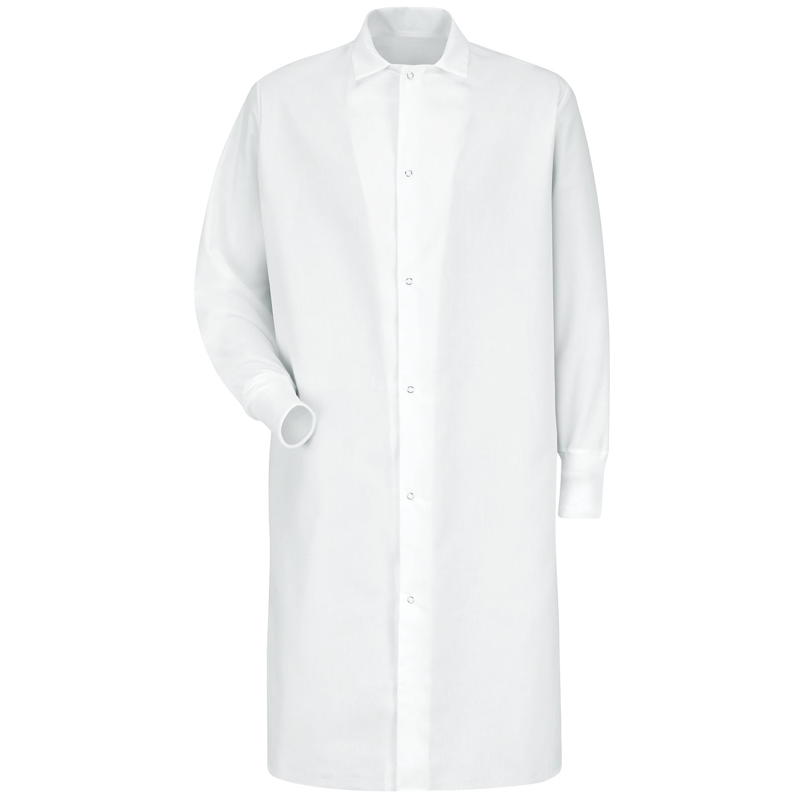 Spun Polyester Pocketless Butcher Coat 