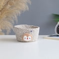 thumbnail image 2 of TIELUTT Small Woven Cute Blue Rope Room Storage Better and Gardens Organizer Storage Containers for Moving Small Storage for Clothes for Shelves Sheet Set Storage Bags, 2 of 8