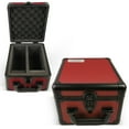 thumbnail image 1 of EVORETRO 2-Row Red Aluminum Card Case – Holds 60 PSA & BGS Slabs, Secure Durable Storage Box for Sports, TCG Cards, 1 of 5