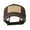 Brown, variant on 5 Panel Mesh American Flag Gold Patch Cap - Black OSFM