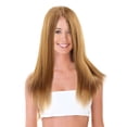 thumbnail image 1 of Qarigey Mujer peluca diadema larga recta DIY fiesta pelo falso resistente al calor portátil reutilizable decoración vestidor peluquín regalo tipo 1 Cuidado del cabello tipo 4 Qarigey MR1431-04, 1 of 5