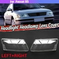 thumbnail image 2 of Right Side for B5 Car Headlight Lens Cover Light Lamp Lampshade Front Light Cover, 2 of 7