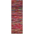thumbnail image 3 of SAFAVIEH Nantucket NAN142A Handmade Pink / Multi Rug, 3 of 10