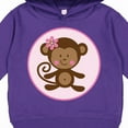 thumbnail image 3 of Inktastic Monkey Girl Toddler Hoodie, 3 of 4