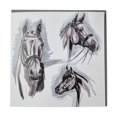 thumbnail image 1 of Gubblecote Carte de Souhaits Aquarelle de Cheval Trio, 1 of 1