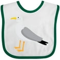 thumbnail image 3 of Inktastic Funny Seagull Bird Boys or Girls Baby Bib, 3 of 4