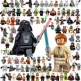 thumbnail image 2 of Minifiguras Star Darth Vader Yoda Mandalorian Luke Leia Han Solo Starwars Bloques De Construcción Juguetes Para Niños Regalos, 2 of 4