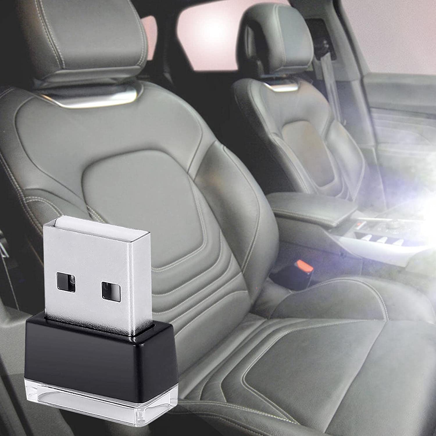 Interior Car Lights, LED Car Floor Atmosphere Glow Neon Lights, Car