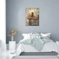 thumbnail image 6 of Rustic Christian Wall Art God Jesus Hand Pigeon Candle Wall Decor Brown Country Pictures Canvas Prints Motivational Framed Modern Artwork for Home Church Living Room Bedroom Bathroom 12"x16", 6 of 6