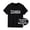 00-Black#182, variant on Kiijoy Toddler Boys Short Sleeve T-Shirt Letter Print Casual T Shirt, Black, Sizes 2-3