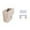 Beige, variant on Kitchen Trash Can, Step-On Garbage Can with Lid, Tall Kitchen & Bathroom Trash Can, Small Office Waste Bin, Gray - Xuniizn