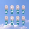 thumbnail image 3 of Uñas postizas Apuakthei con degradado largo, uñas postizas tipo ataúd, uñas postizas con diseño de nube azul para mujeres y niñas, 24 unidades (Gorgeous1), 3 of 5