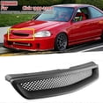 thumbnail image 5 of Balck Front Engine Hood Mesh Grille Bumper Racing Grille for EK DX EX LX Type R 1999-2000, 5 of 5