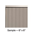 thumbnail image 1 of FASÄDE Rib Decorative Vinyl Backsplash Panel in Brushed Nickel (6X6 Inch Sample), 1 of 5