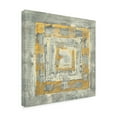 thumbnail image 3 of Trademark Fine Art 'Gold Tapestry Ii Gold And White' Canvas Art by Albena Hristova, 3 of 3