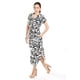 thumbnail image 2 of Vestido camisero estampado tropical Roman Fashion /Juvenil, 2619 (Negro) negro CH, 2 of 5