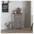 thumbnail image 2 of Farmhouse Sideboard Storage Cabinet with Doors and Drawer for Kitchen, Living room, 23.5"x11.75"x34.5", Gray, 2 of 6