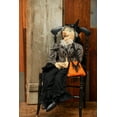 thumbnail image 3 of Halloween Vahn Witch Large Folk Art Doll Figurine Joe Spencer Gathered Traditions Collectible, 3 of 5