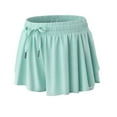thumbnail image 5 of 5-12T Girls Flowy Shorts with Spandex Liner 2-in-1 Youth Butterfly Skirts for Fitness, Running, Sports, 5 of 6