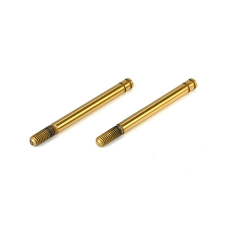 Shock Set Mini - Losi Front Shock Shaft Set, TiNi (2): Mini 8IGHT, LOSB1938