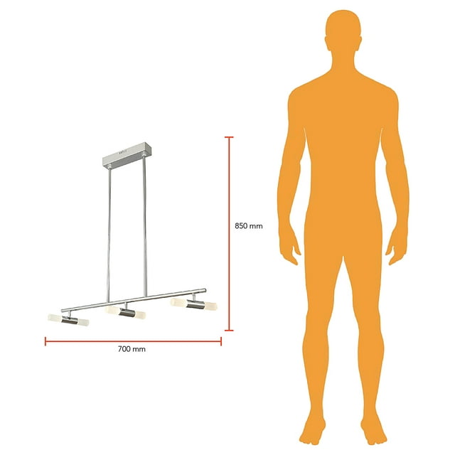 Lámpara Colgante LED Tecnolite HOME 18w Bengala Cromo