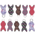 thumbnail image 1 of Housse de Protection pour Rouge à Lèvres 10 Pcs Porte-Clés Baume à Lèvres Design Futuriste, 1 of 5